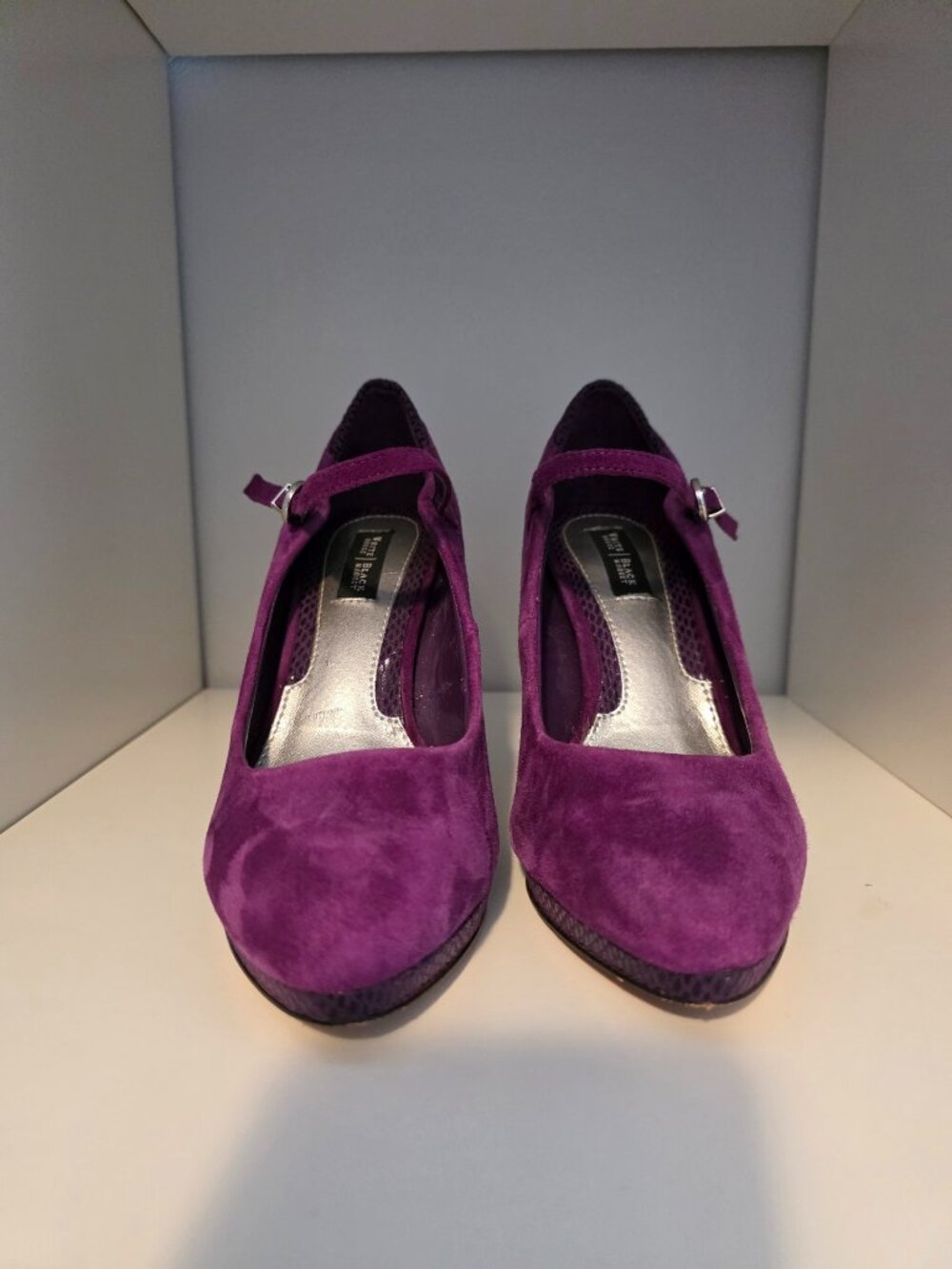 White House/Black Market, Purple Pumps, Size 6.5